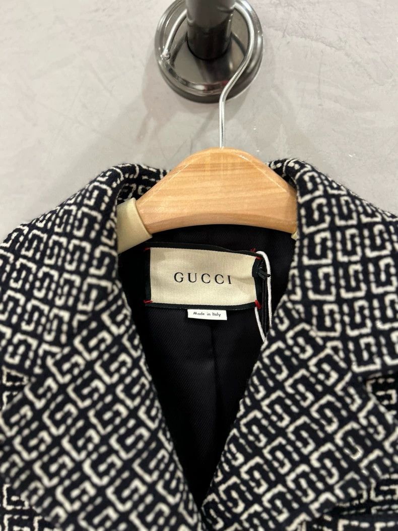 Gucci Gucci Size 38 Full G letter logo wool jacket 2503-Nextarrow Size US S / EU 44-46 / 1 - 2 Thumbnail