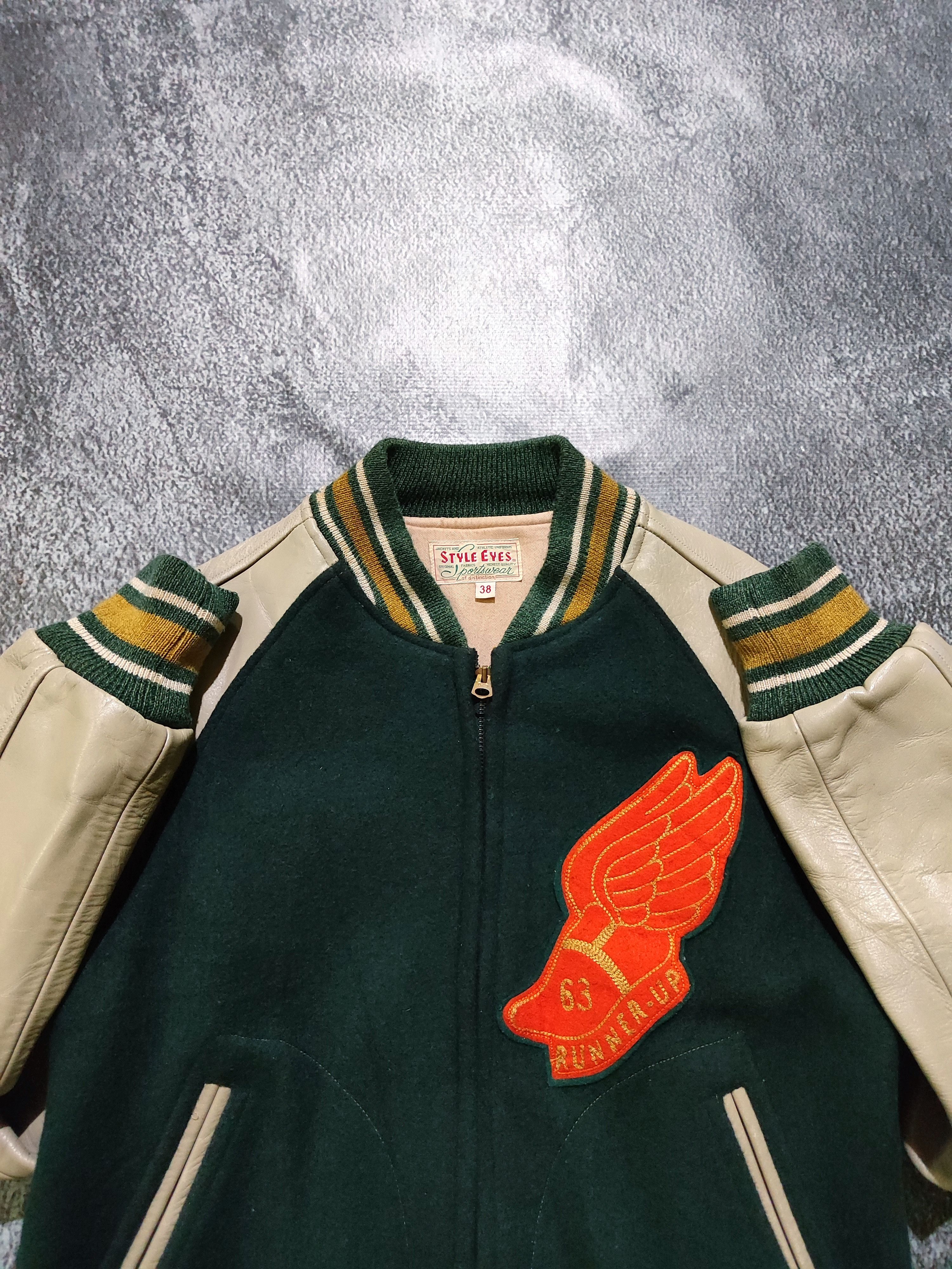 Toyo Enterprises Vintage Style Eyes by Toyo Enterprises Varsity Jacket GCW23 Size US M / EU 48-50 / 2 - 4 Thumbnail