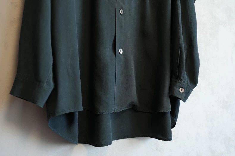 Yohji Yamamoto 95SS Barbed Rayon Shirt 2505-Nextarrow