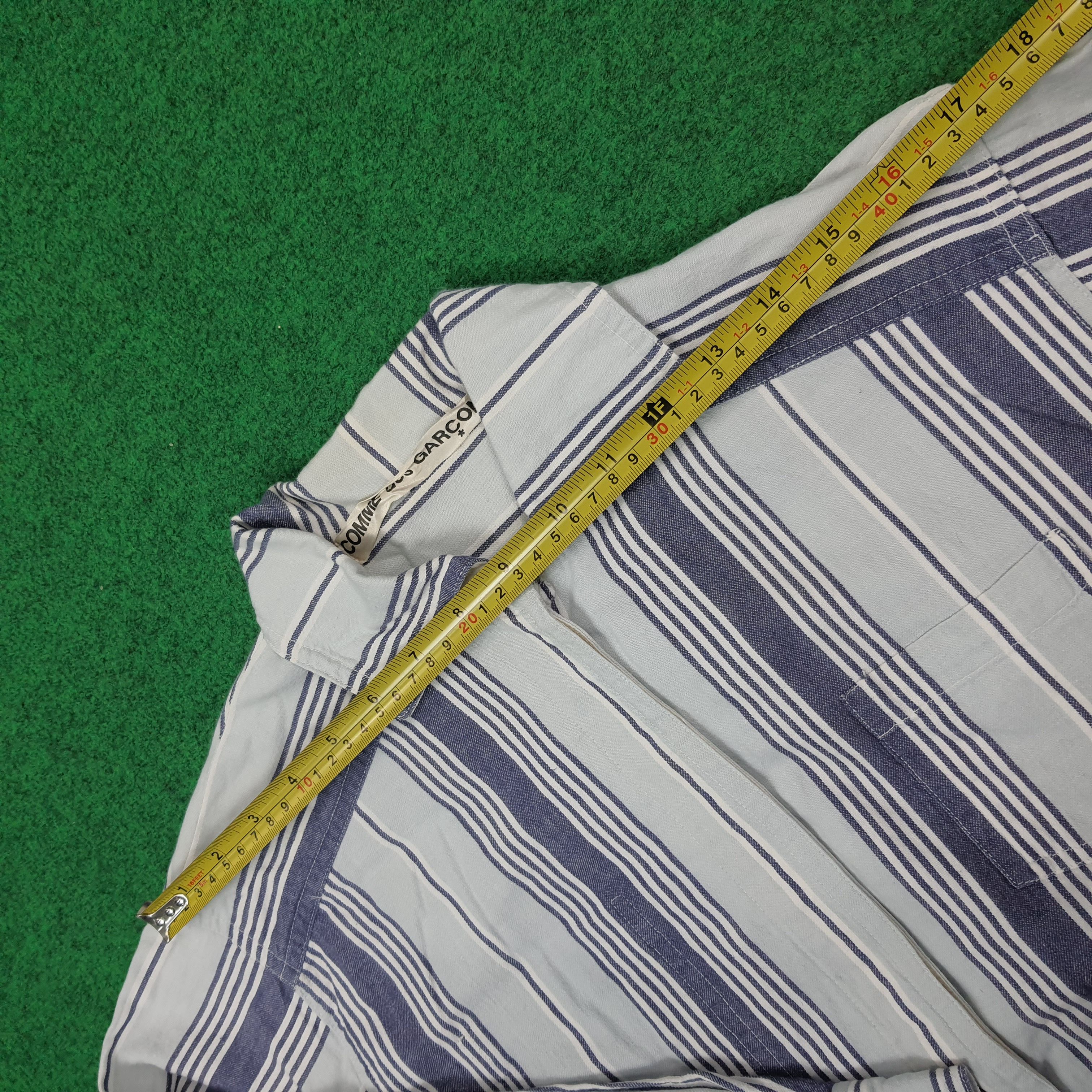Comme des Garcons Vintage Comme Des Garcons 90s Striped Shirt Dress C268N5 Size M / US 6-8 / IT 42-44 - 10 Thumbnail