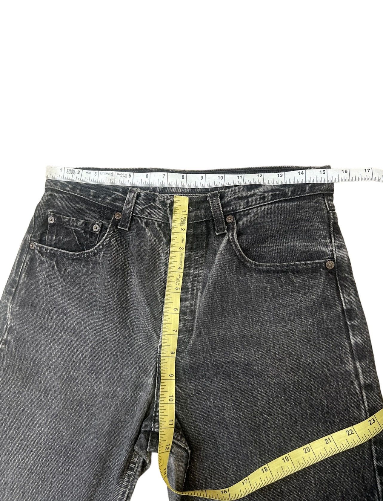 Levi's Vintage 1995 Levi’s 501 Faded Black Denim Jeans Size US 30 / EU 46 - 3 Thumbnail