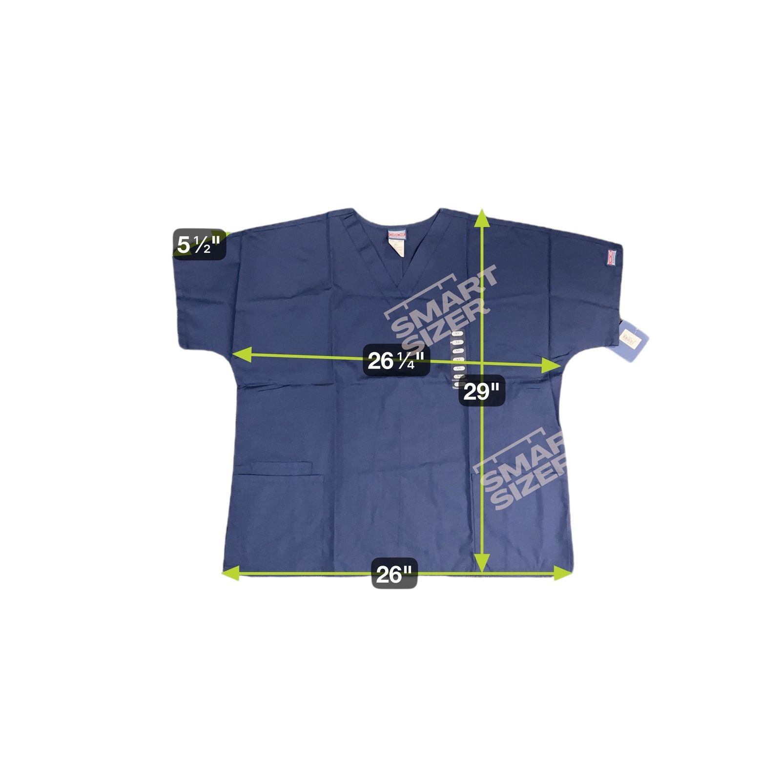 Cherokee XL Cherokee Scrub Top-Set of 3-Purple Teal Navy-Solid Size XL / US 12-14 / IT 48-50 - 6 Thumbnail