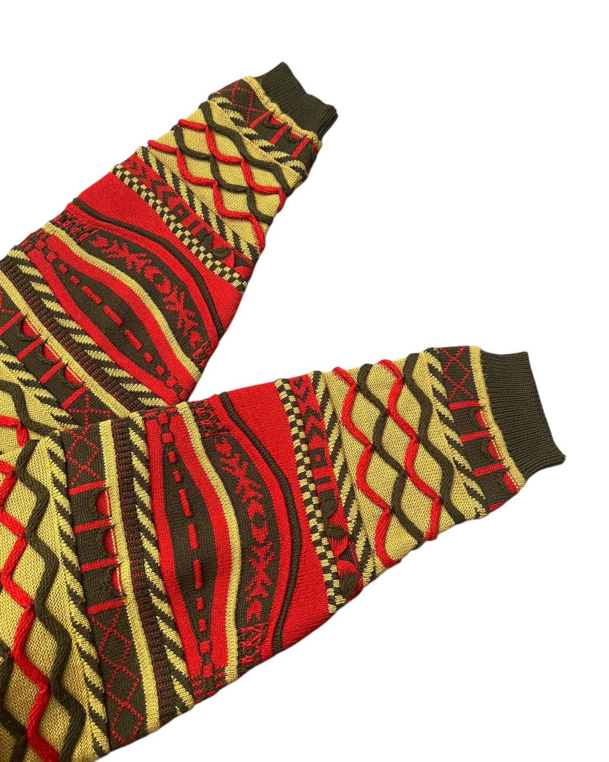 Vintage 1990s Portfolio Australia “Coogi Style” 3D Cabled Sweater Size US S / EU 44-46 / 1 - 9 Thumbnail