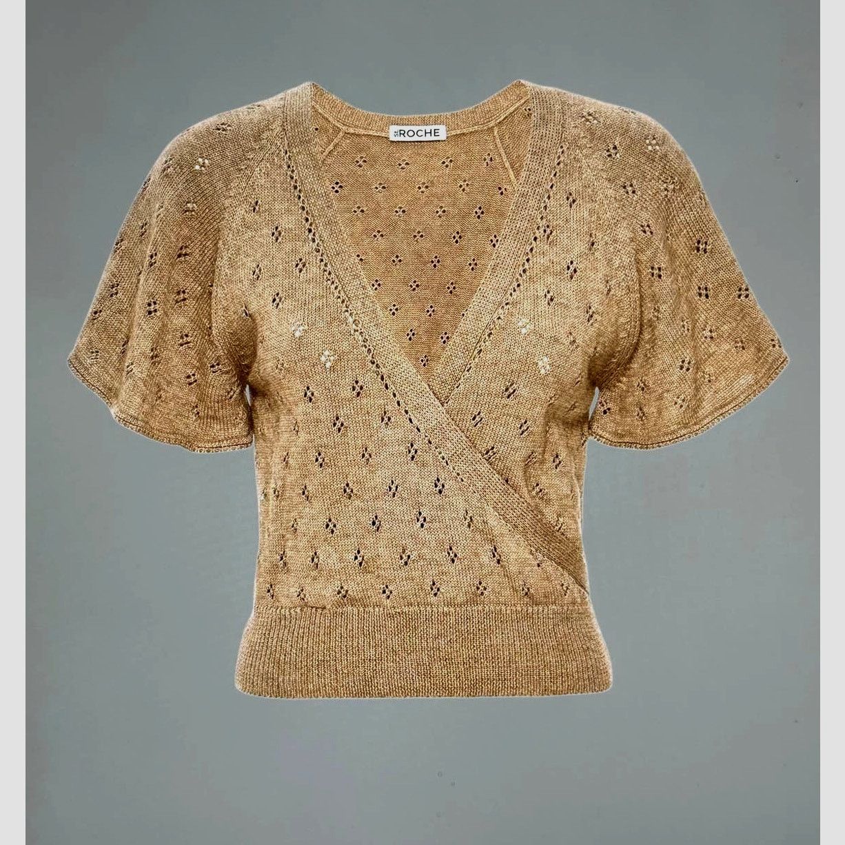 Other St Roche Ballet Top Cotton Superfine Alpaca Caramel L Size L / US 10 / IT 46 - 5 Thumbnail