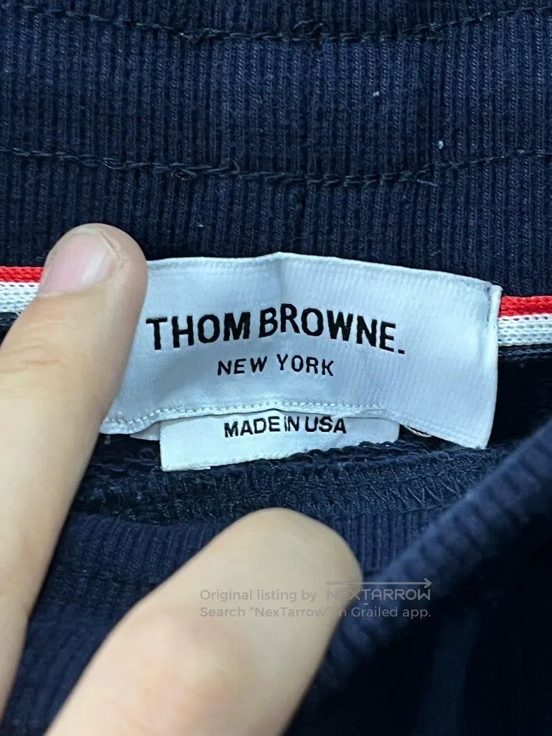 Thom Browne Thom Browne size 3 Narrow knitted trousers in navy blue Size US 41 - 3 Thumbnail
