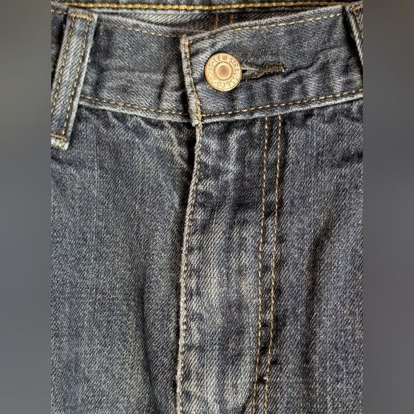 Levi's Vintage Clothing Vintage Levi 505 Straight Leg Blue Jeans 90s Mens Distressed Size US 36 / EU 52 - 2 Thumbnail