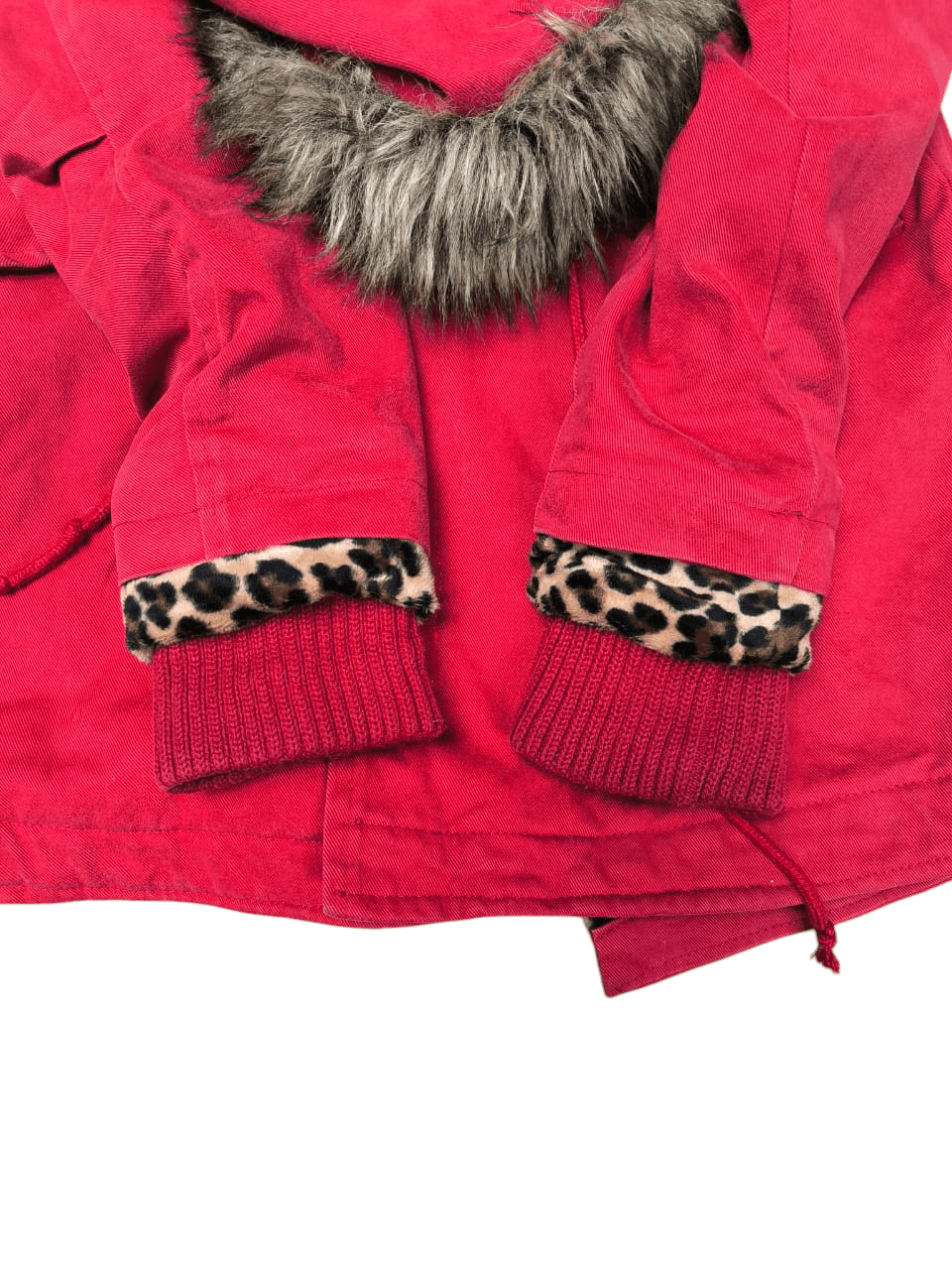 Attachment × Japanese Brand × Kazuyuki Kumagai Attachment Red Jacket Attacment with Lining Leopard Size M / US 6-8 / IT 42-44 - 4 Thumbnail
