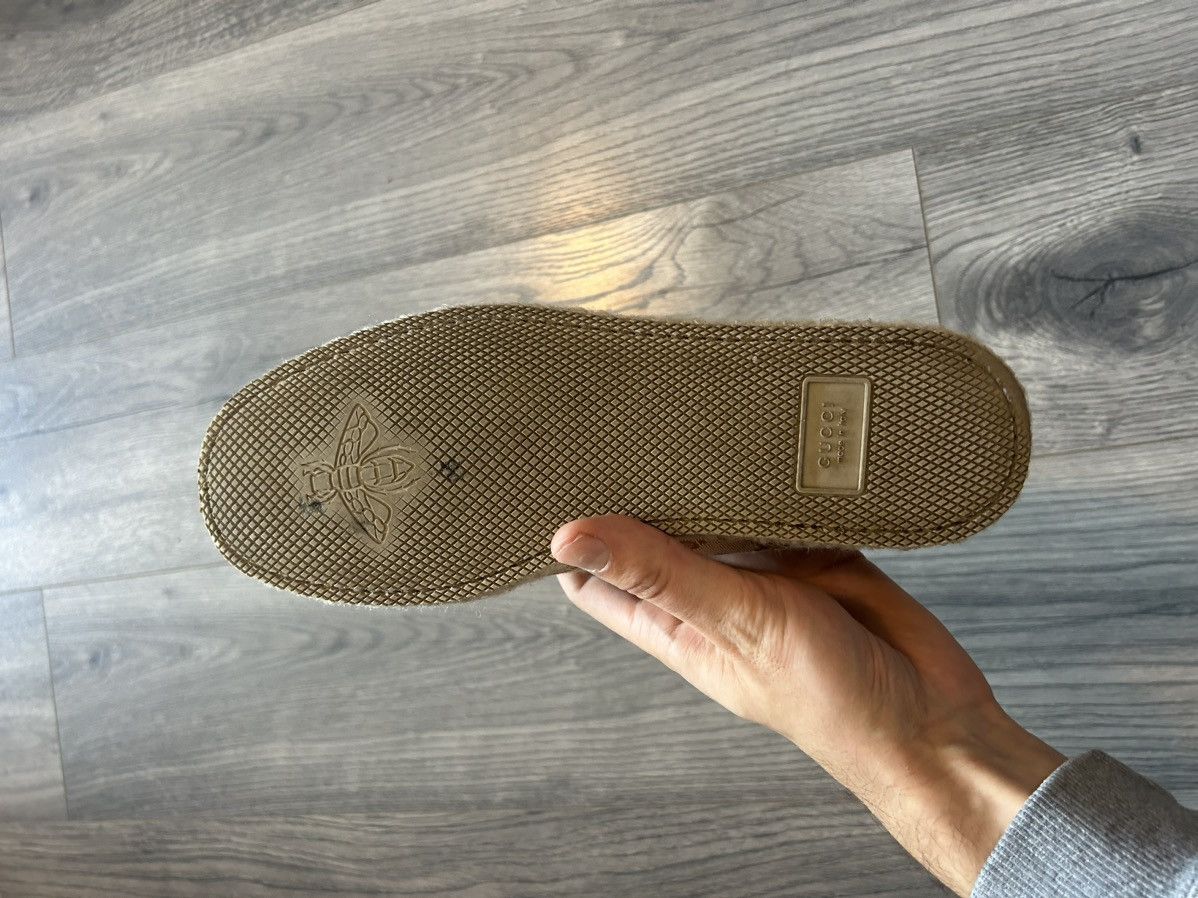 Gucci Gucci Horsebit Espadrilles with Monogram Canvas - Size 7 Size US 7 / EU 40 - 7 Thumbnail