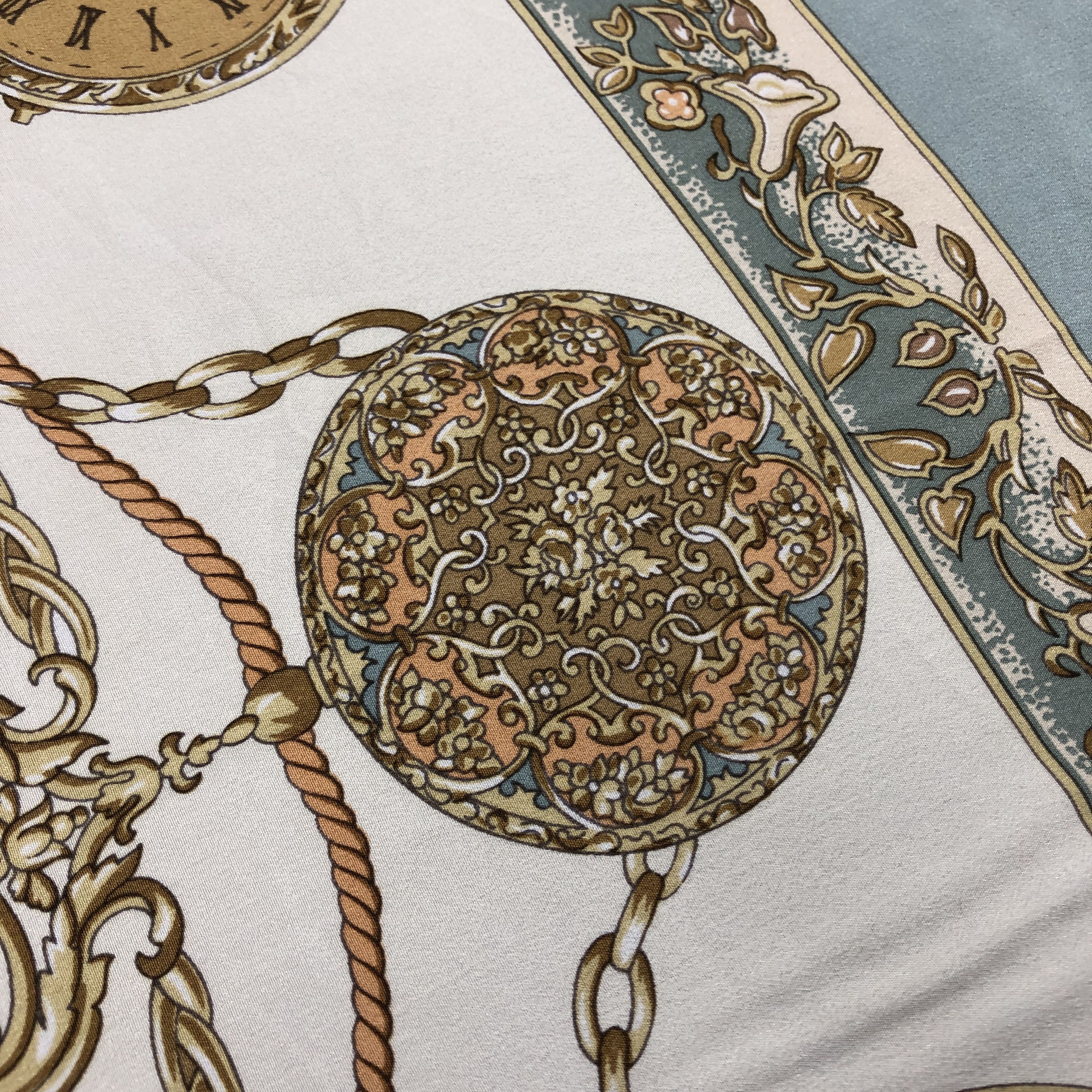 Aquascutum × Vintage Vintage Aquascutum SILK Scarf Twill Stole Wraps Scarves Size ONE SIZE - 11 Thumbnail