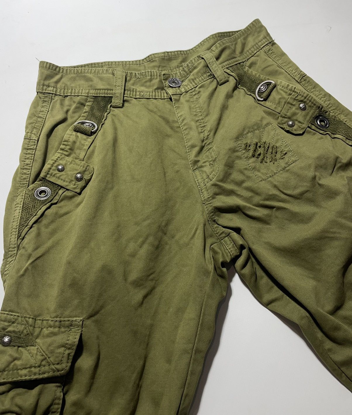 Japanese Brand Junye Jeans Multipocket Bondage Tactical Cargo Pants Size US 28 / EU 44 - 7 Thumbnail