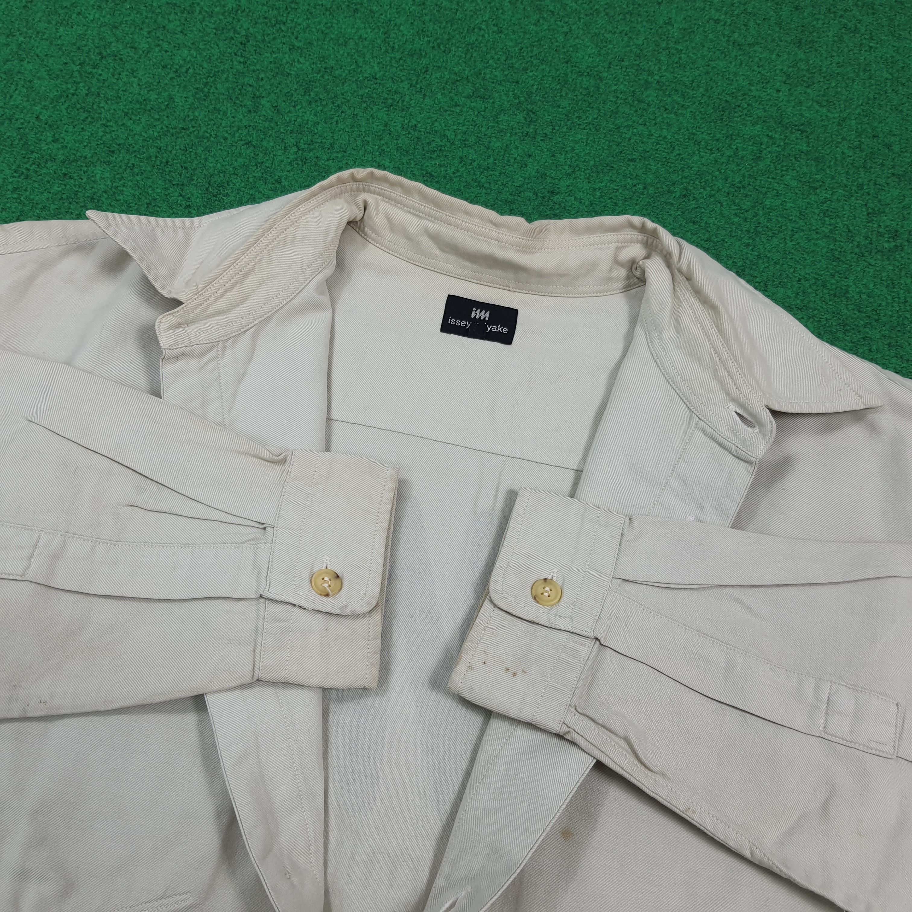 Issey Miyake Vintage 80s Issey Miyake Twill Military Style Shirt C299N75 Size US L / EU 52-54 / 3 - 4 Thumbnail