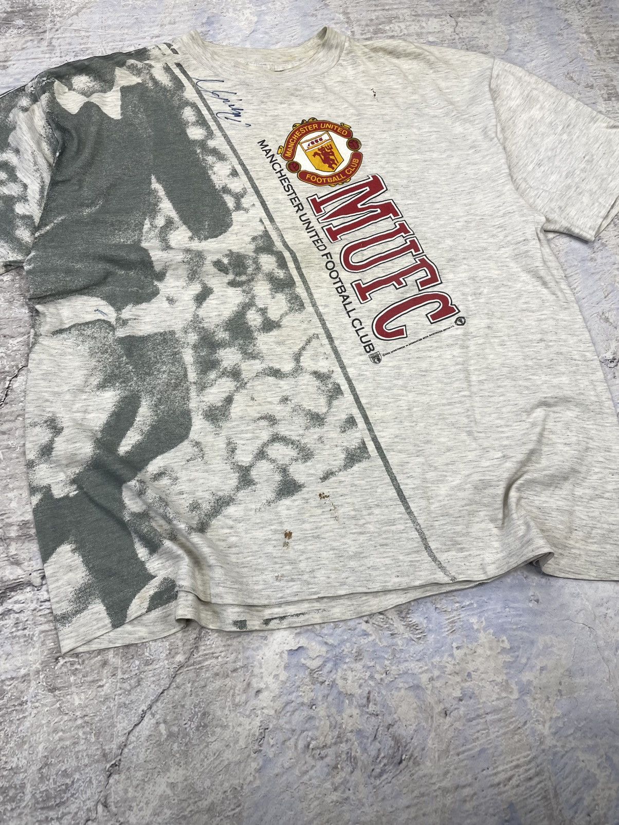 Merc × Vintage Vintage Manchester City Football Shirt signed rare Size US XL / EU 56 / 4 - 4 Thumbnail