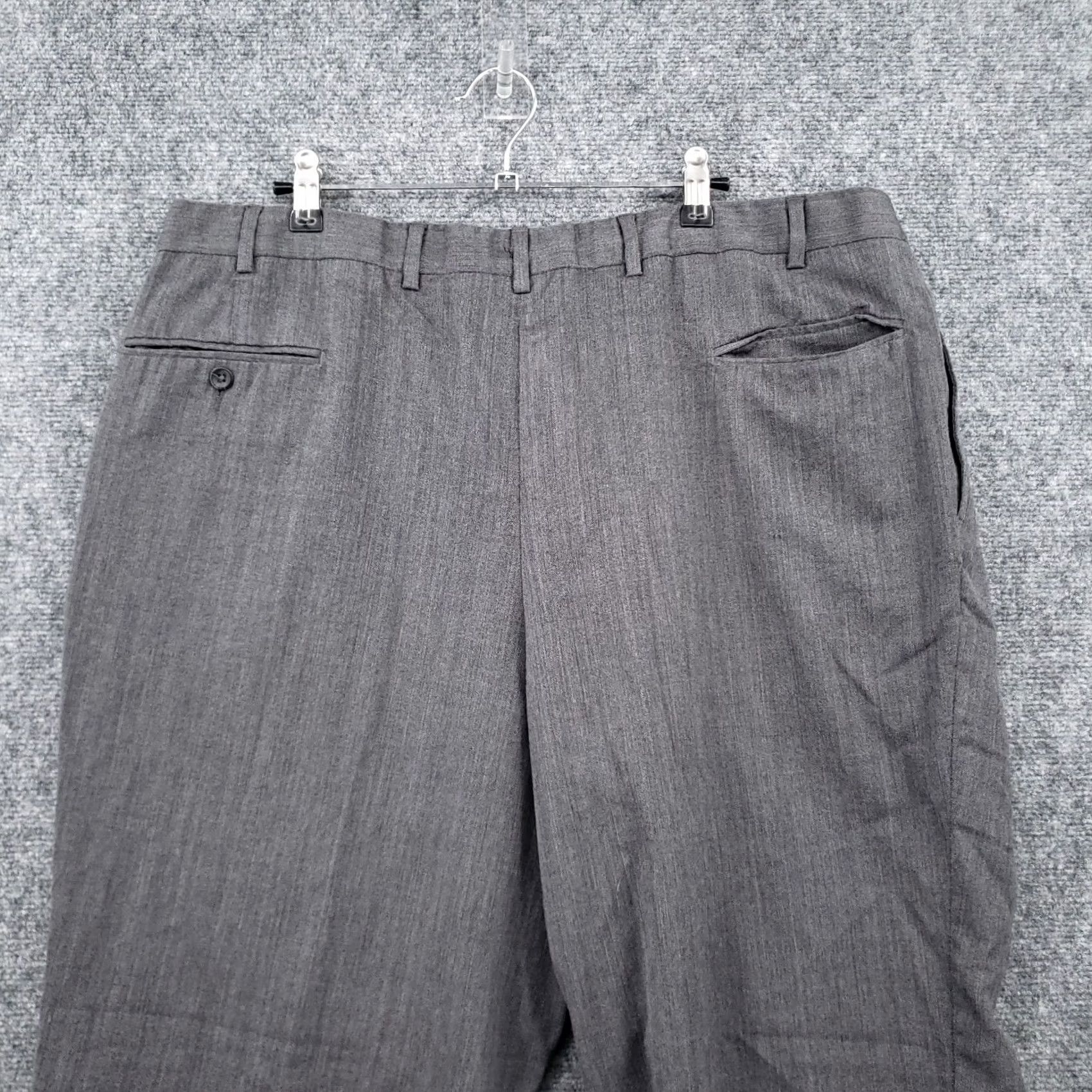Jos. A. Bank Jos A Bank Dress Pants Mens 40 Wool Pleated Gray Straight Mid-Rise Long Size US 40 / EU 56 - 7 Thumbnail