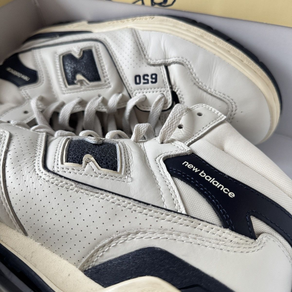 Aime Leon Dore × New Balance New Balance 650R Aime Leon Dore White Navy Size US 9 / EU 42 - 3 Thumbnail