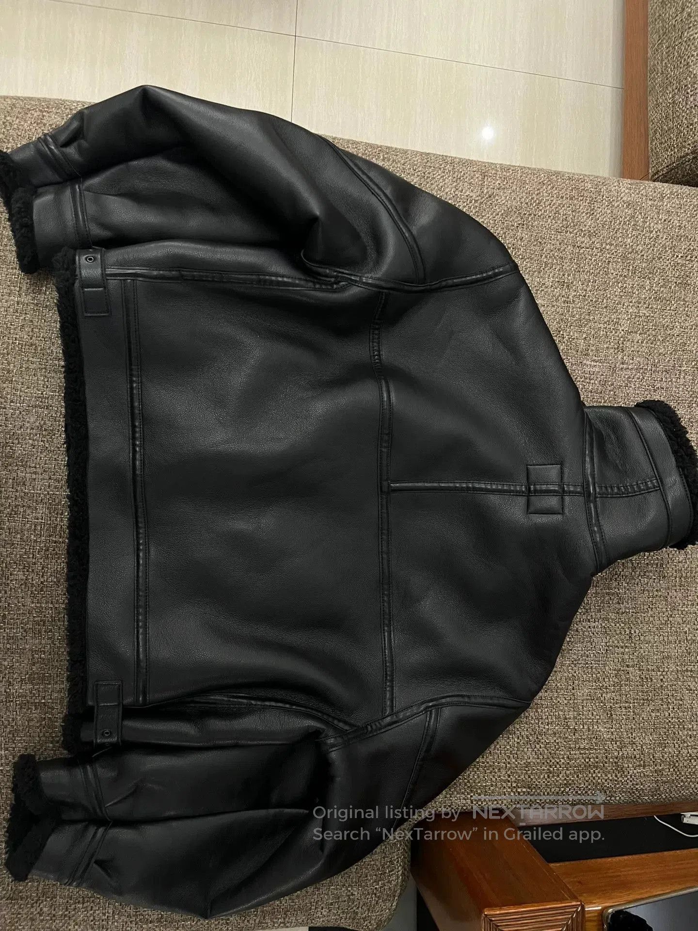 Wtaps WTAPS Black Leather Bomber Jacket. Size US S / EU 44-46 / 1 - 2 Thumbnail