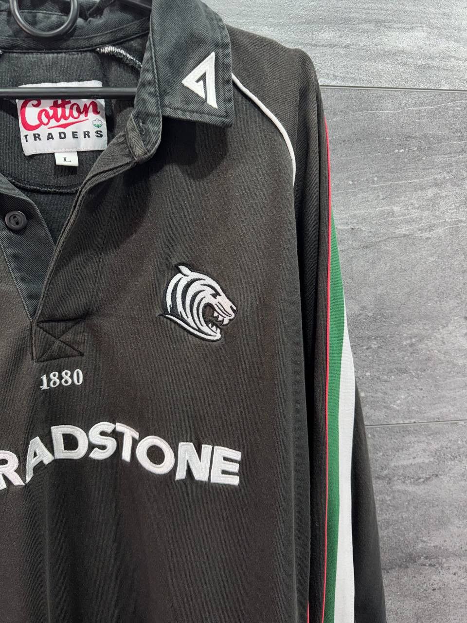 Cotton Traders Leicester Tigers Cotton Traders Vintag Rugby Shirt Bradstone Size US L / EU 52-54 / 3 - 5 Thumbnail