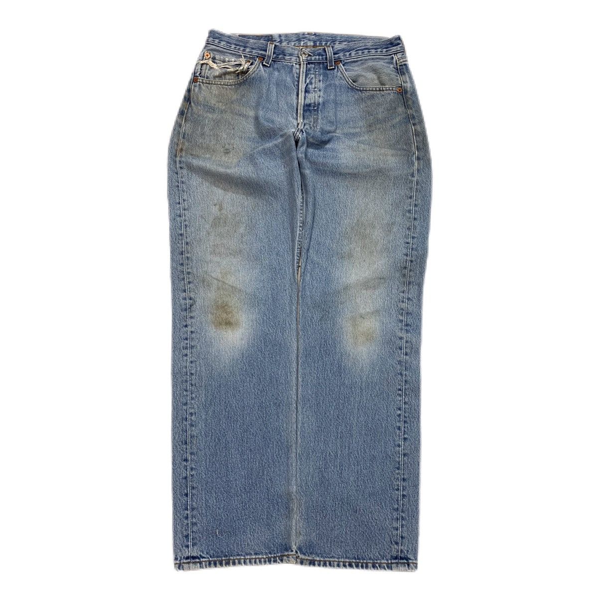 Levi's Vintage Clothing Y2k vintage 00s blue Faded Levi 501 Denim jean trousers Size US 30 / EU 46 - 1 Thumbnail
