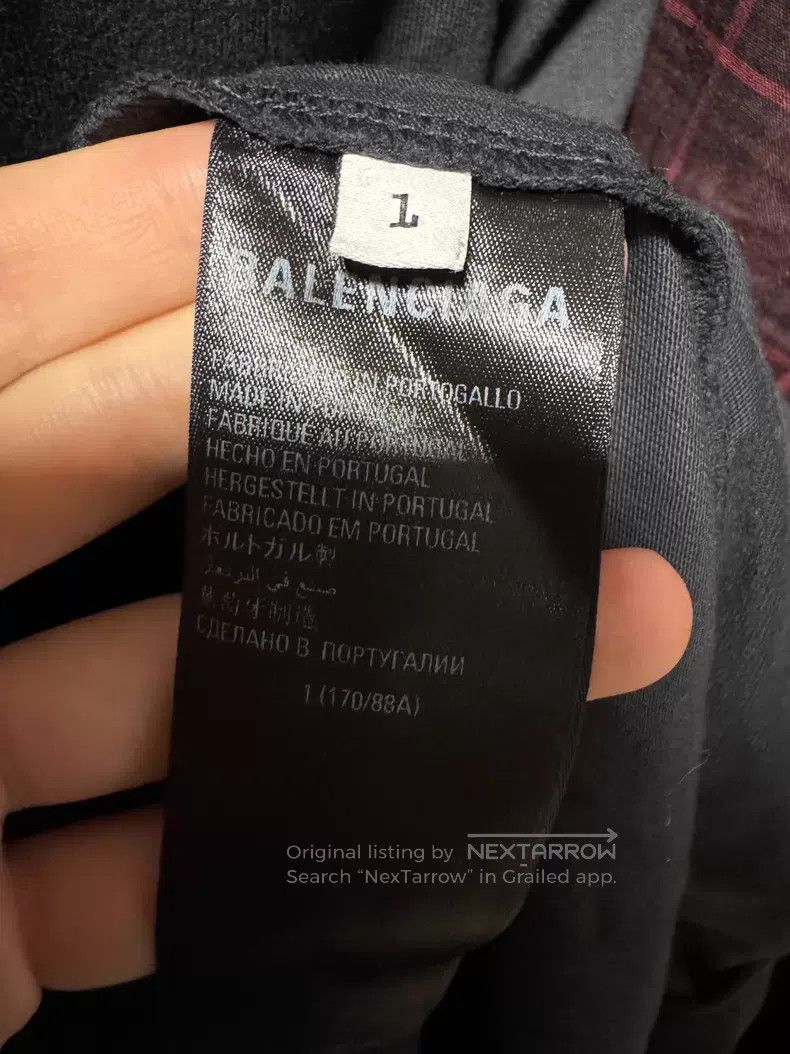 Balenciaga Balenciaga Fake Two-Piece Jacket Sweatshirt Size US S / EU 44-46 / 1 - 4 Thumbnail