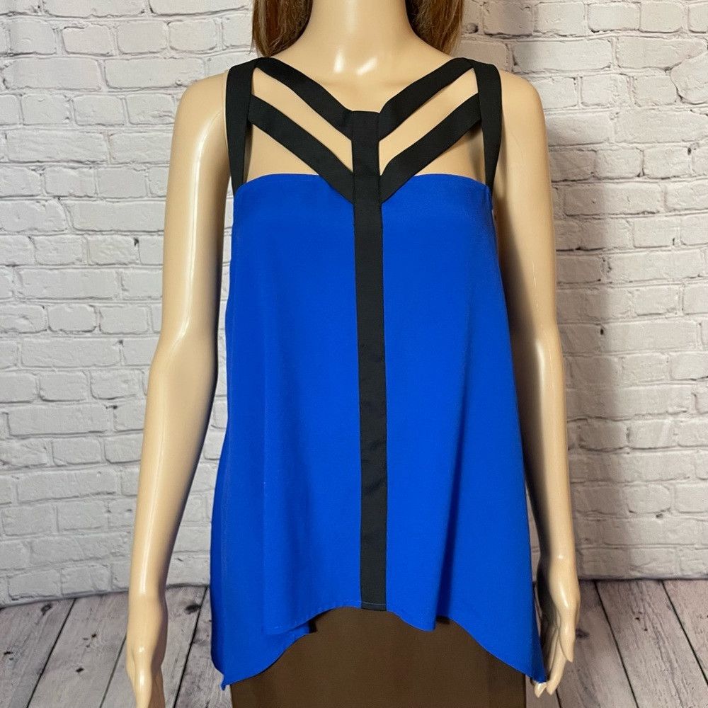 Other New Bisou Bisou Blue Black Tank Top Size S Size S / US 4 / IT 40 - 2 Thumbnail