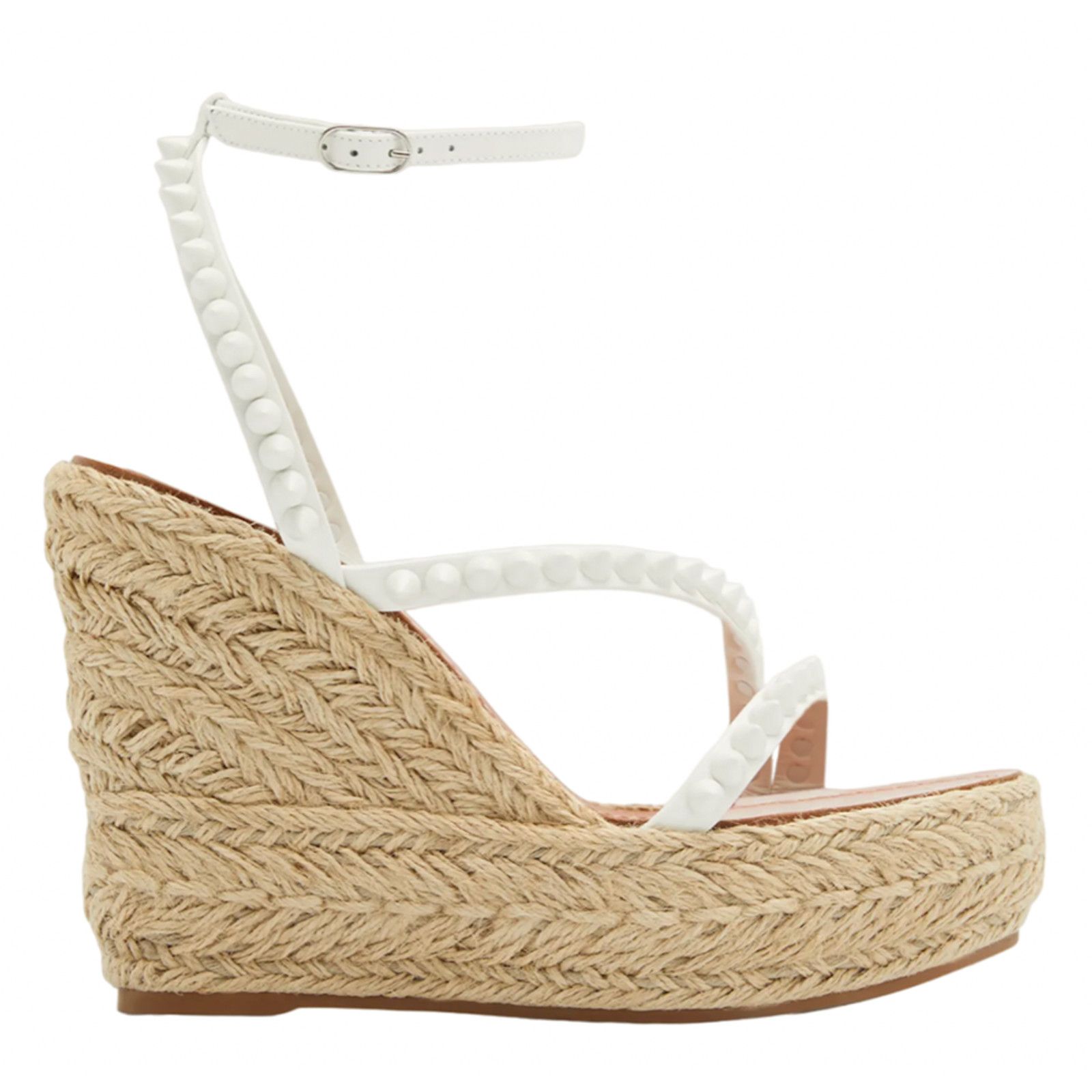 Christian Louboutin Mafaldina Zeppa 120 White Platform Wedge Sandal Heel Pump 41 Size US 11 / IT 41 - 1 Thumbnail