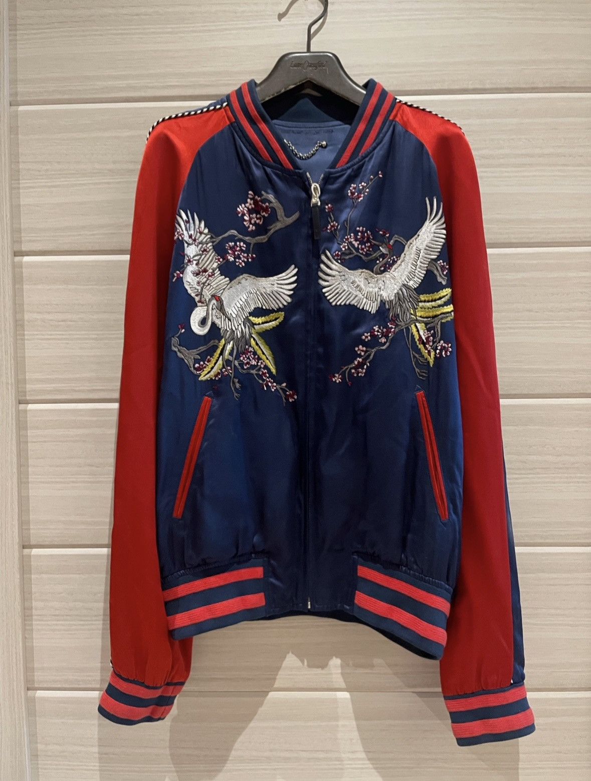 Louis Vuitton SS16 Embroidery Satin Souvenir Jacket Grailed