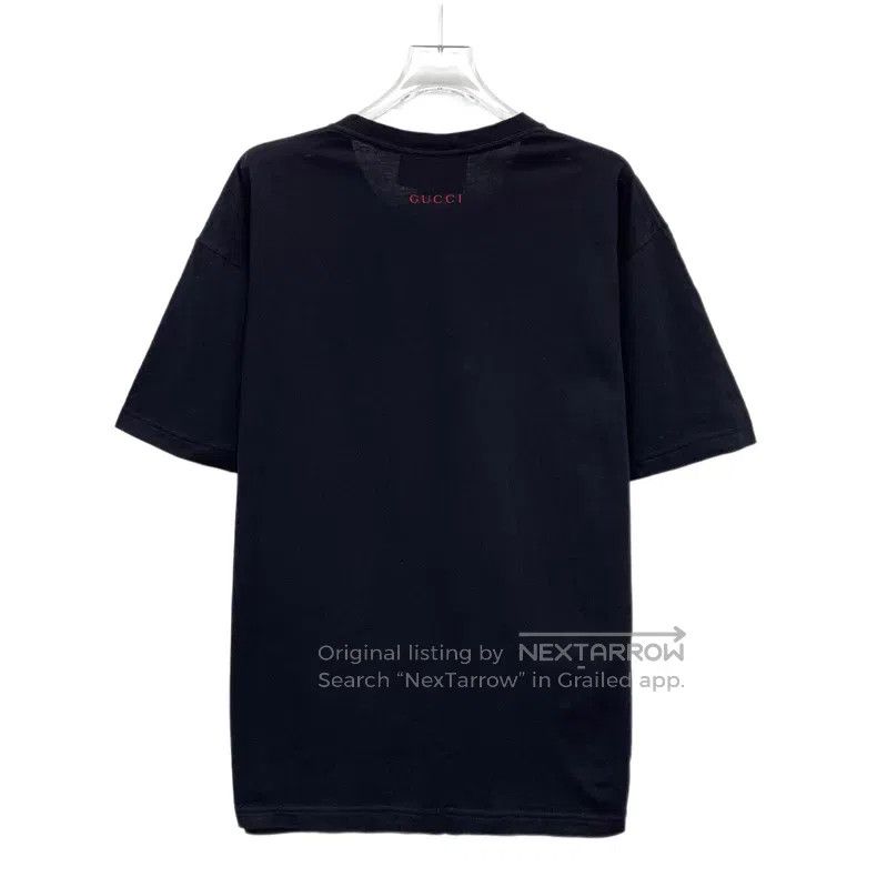 Gucci Gucci Black logo cat sequin cotton round-neck short-sleeve Size US S / EU 44-46 / 1 - 2 Thumbnail