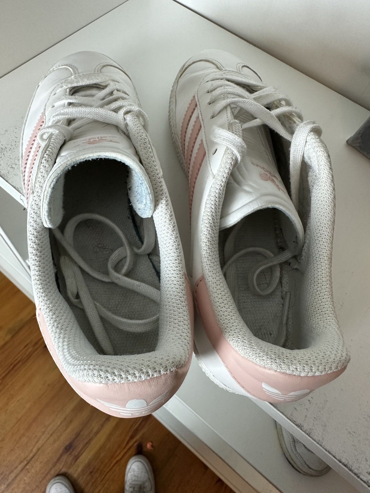 Adidas White baby pink Adidas Gazelle Size US 4.5 / IT 34.5 - 8 Thumbnail