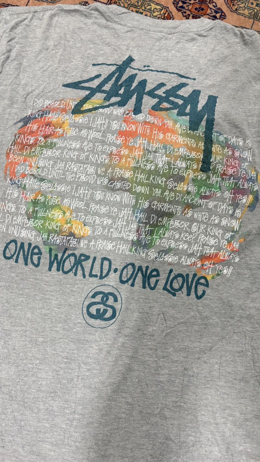 Stussy Stussy one world shirt Size US M / EU 48-50 / 2 - 3 Thumbnail