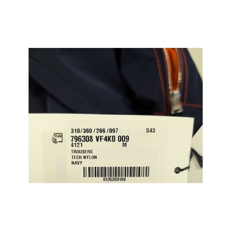 Bottega Veneta o1rshd1 Tech Nylon Track Suit Trousers Pant in Navy Blue Size US 32 / EU 48 - 23 Thumbnail