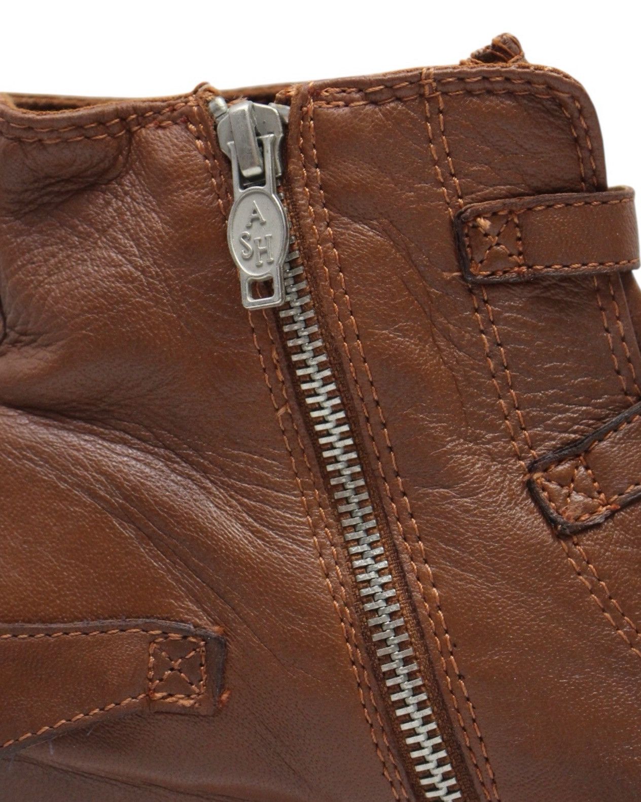 ASH 2000S ASH LIMITED BUCKLED LEATHER WEDGE SNEAKERS Size US 9 / IT 39 - 9 Thumbnail