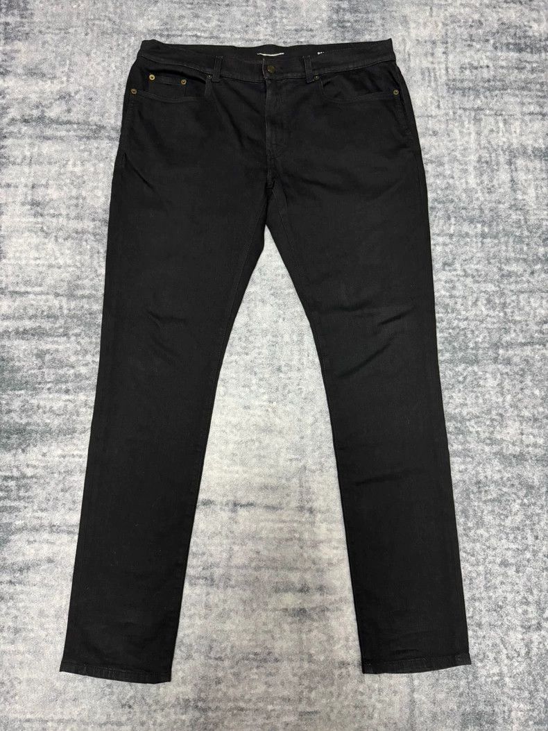 Saint Laurent Paris Classic Black Stretch Denim Pants from Saint Laurent-dmc Size US 36 / EU 52 - 1 Thumbnail