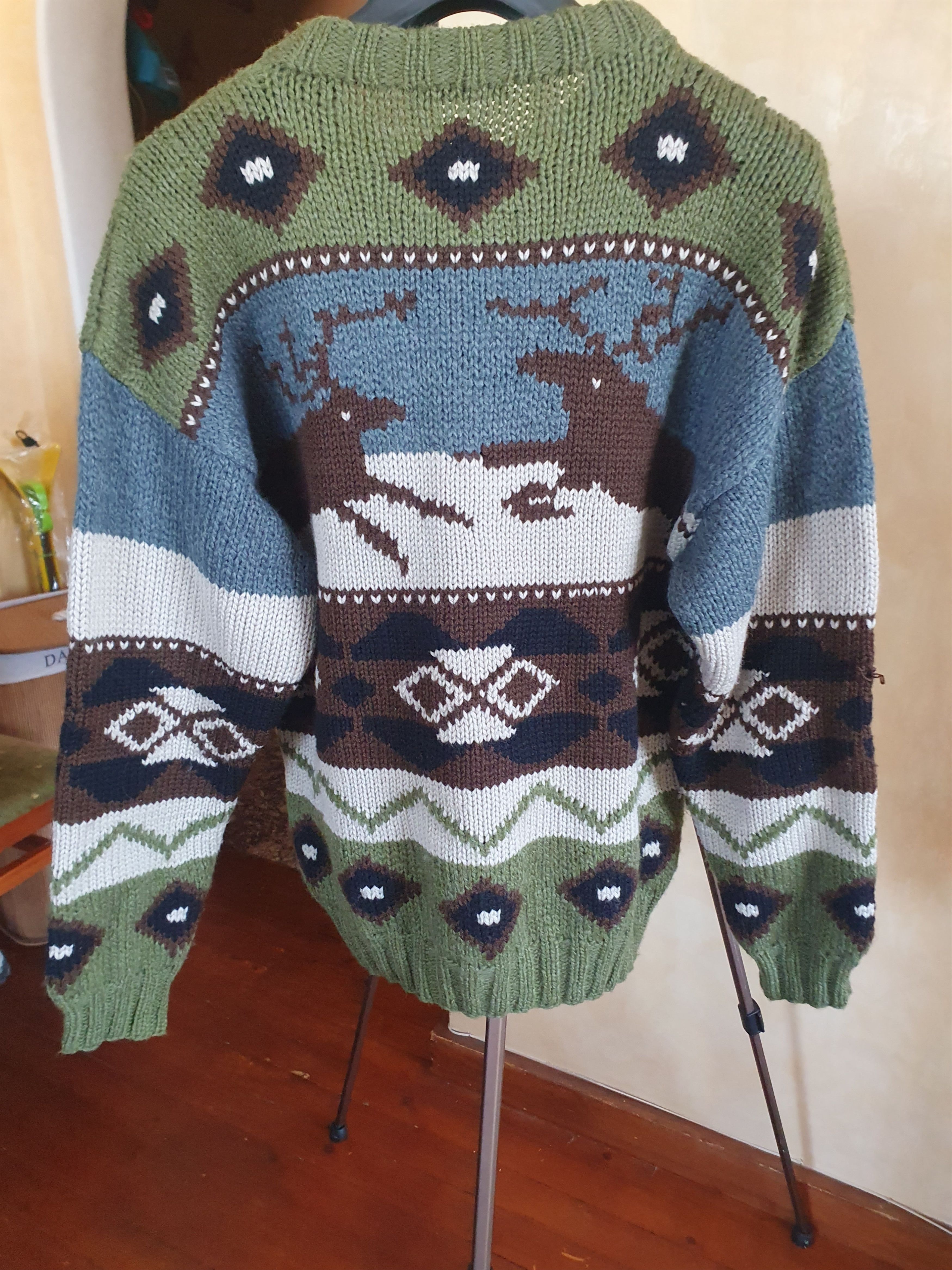 Other Frankonia Jagd Hunting Sweater Deer In a Snow Wool sz M/L Size US M / EU 48-50 / 2 - 7 Thumbnail
