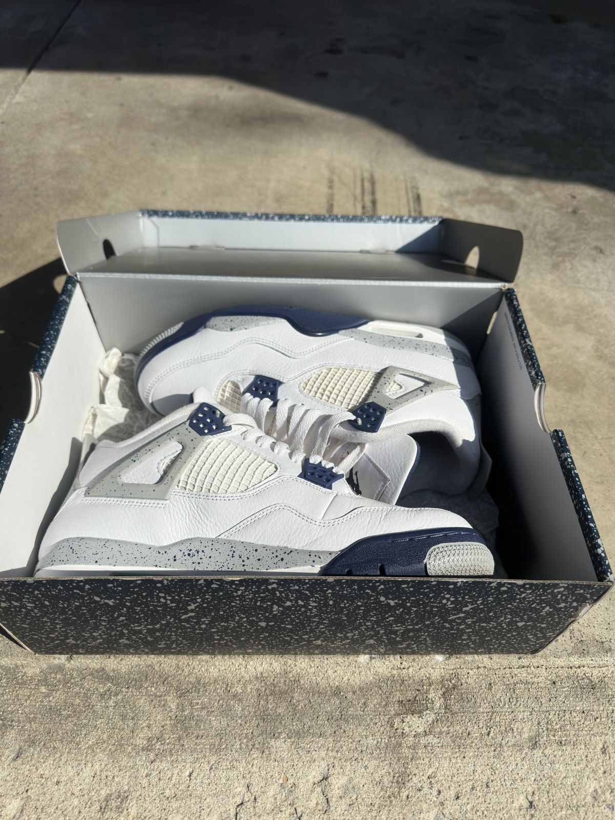 Jordan Brand Jordan 4 Retro Midnight Navy Size US 9.5 / EU 42-43 - 1 Thumbnail