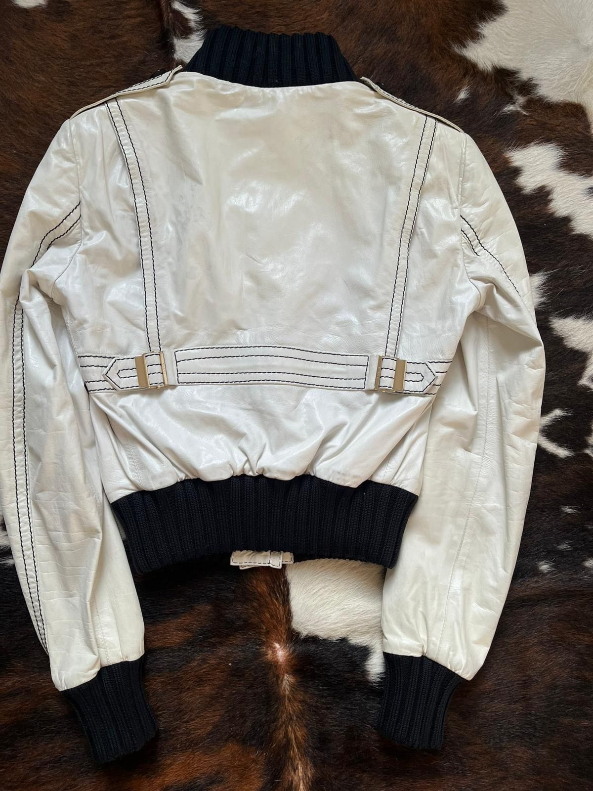 Gucci Gucci 2006 Genuine Leather Pockets Cropped Madonna Jacket Size XS / US 0-2 / IT 36-38 - 8 Thumbnail