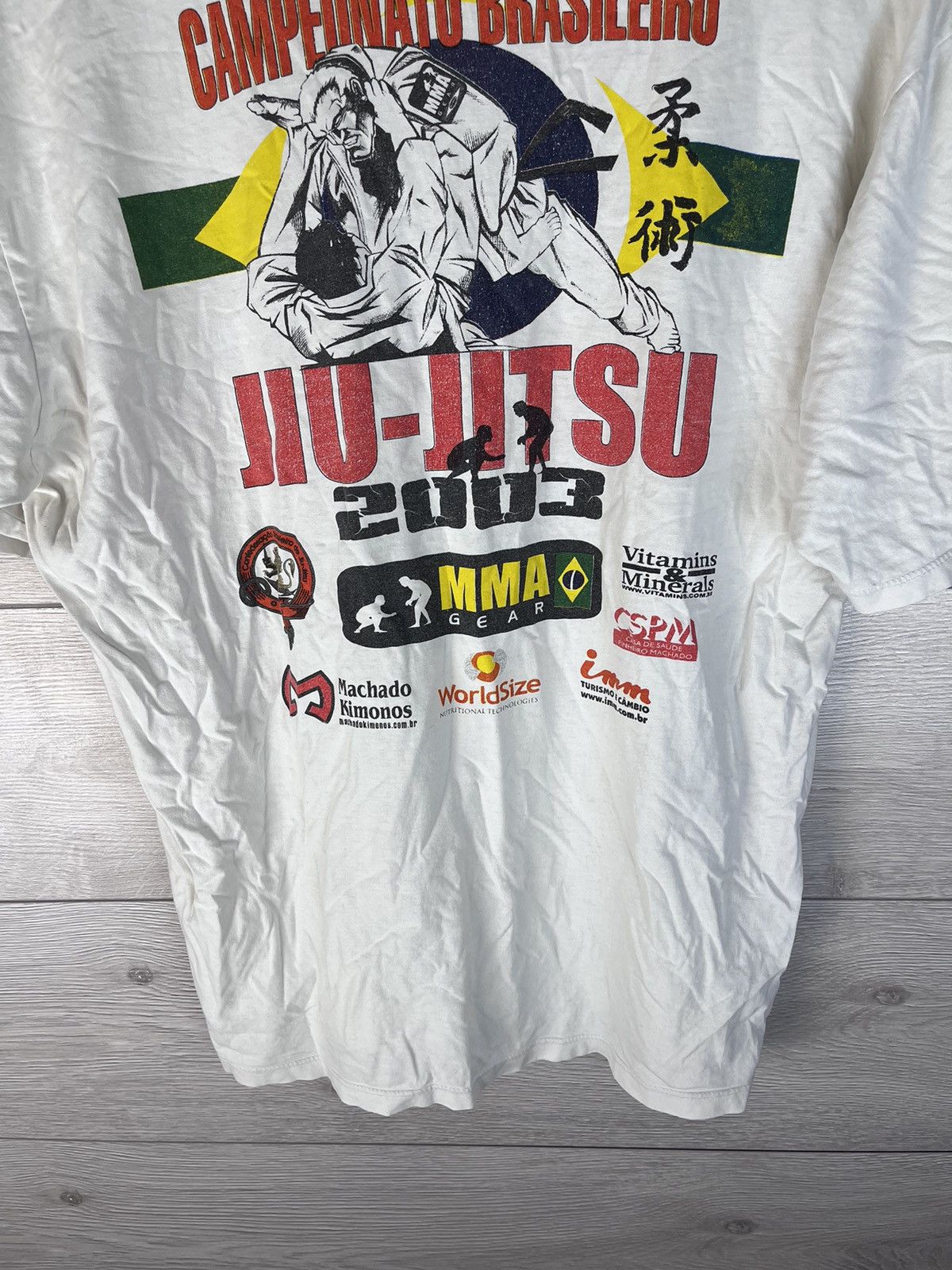 Japanese Brand Mens T-shirt sport MMA Gear Brazil vintage Size US S / EU 44-46 / 1 - 13 Thumbnail