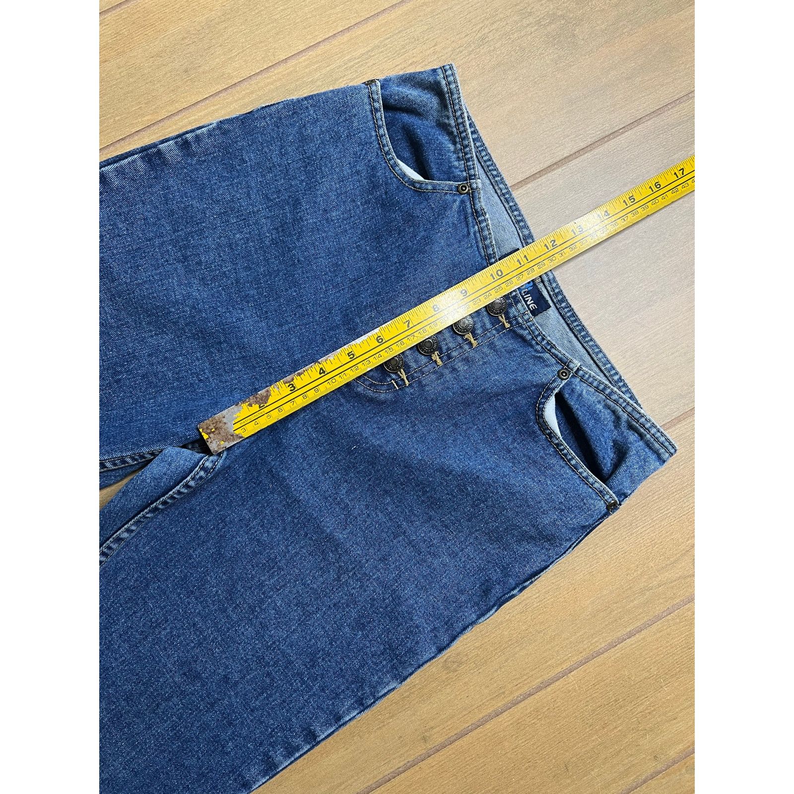Vintage GASOLINE Flare Jeans Womens Sz 28 Vintage Y2K Embroidered Size 28" / US 6 / IT 42 - 5 Thumbnail