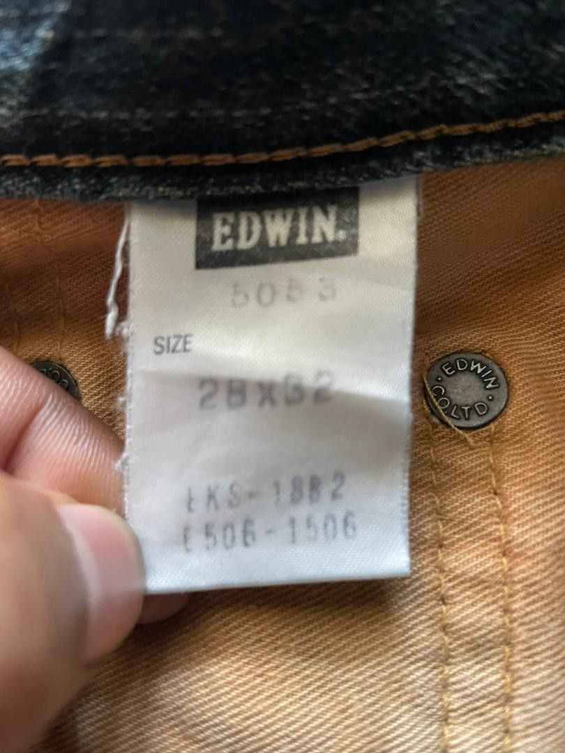 Edwin Vintage Mudwash Edwin 505ZXX Distresed Selvedge Denim Size US 30 / EU 46 - 8 Thumbnail