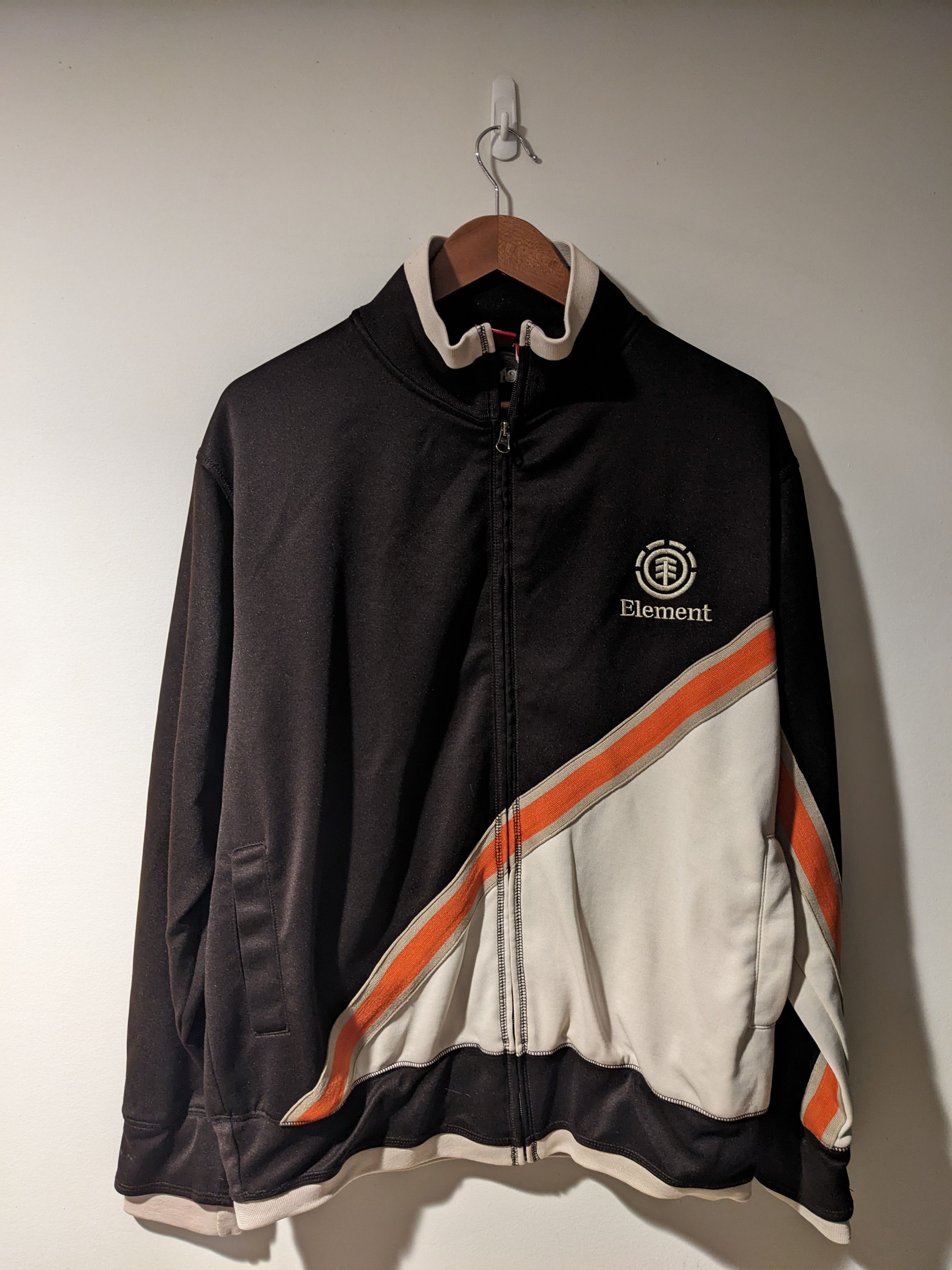Element × Vintage Vintage Y2K Element Bam Margera Brown Large Track Jacket Size US L / EU 52-54 / 3 - 1 Thumbnail