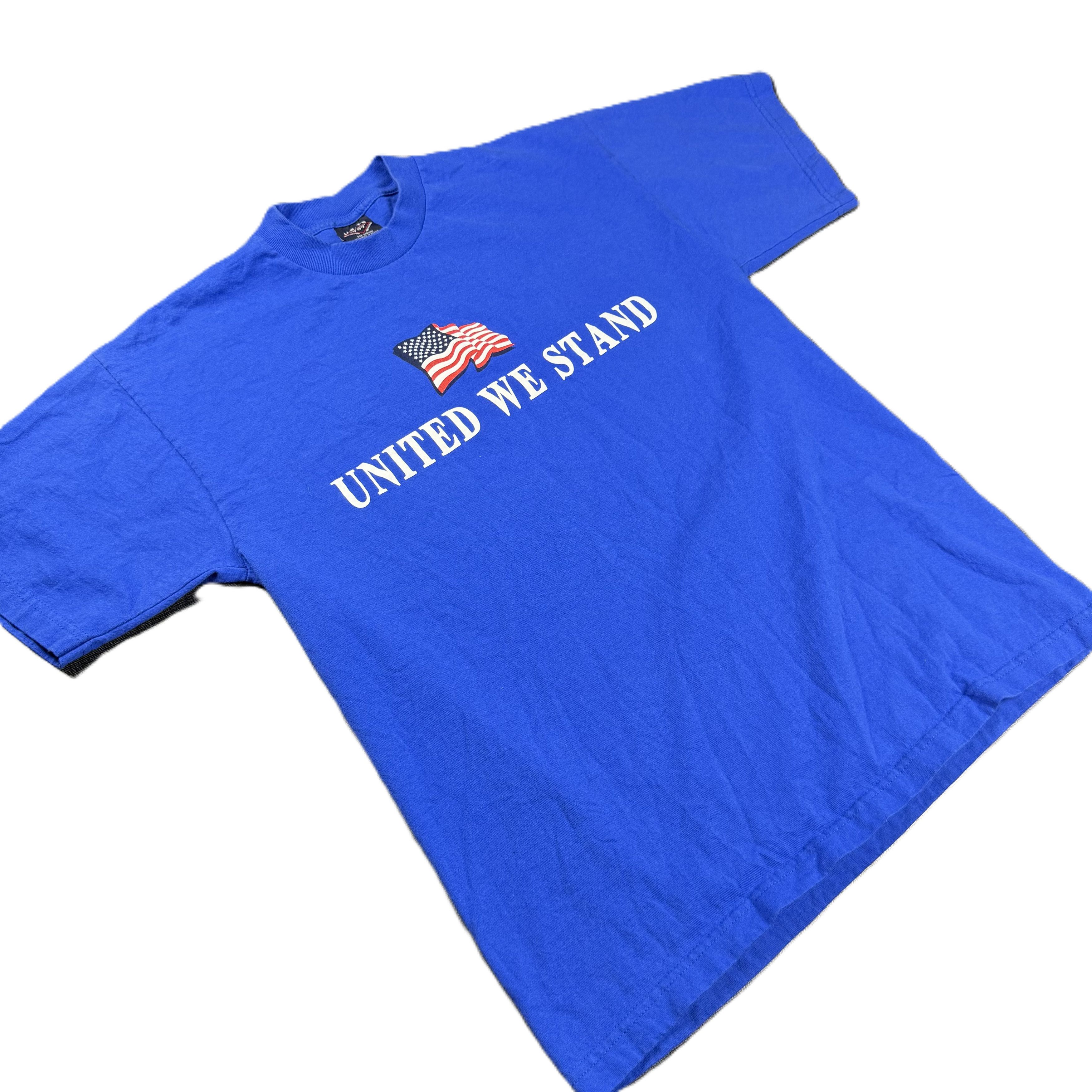 Vintage Vintage Y2K US T’s United We Stand Tee Shirt Large Blue Size US L / EU 52-54 / 3 - 6 Thumbnail