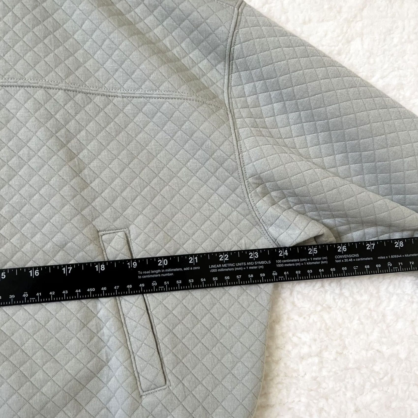 Vintage GILLY HICKS Women’s Quilted Bomber Jacket L Regular Light green Women Jacket Size L / US 10 / IT 46 - 6 Thumbnail