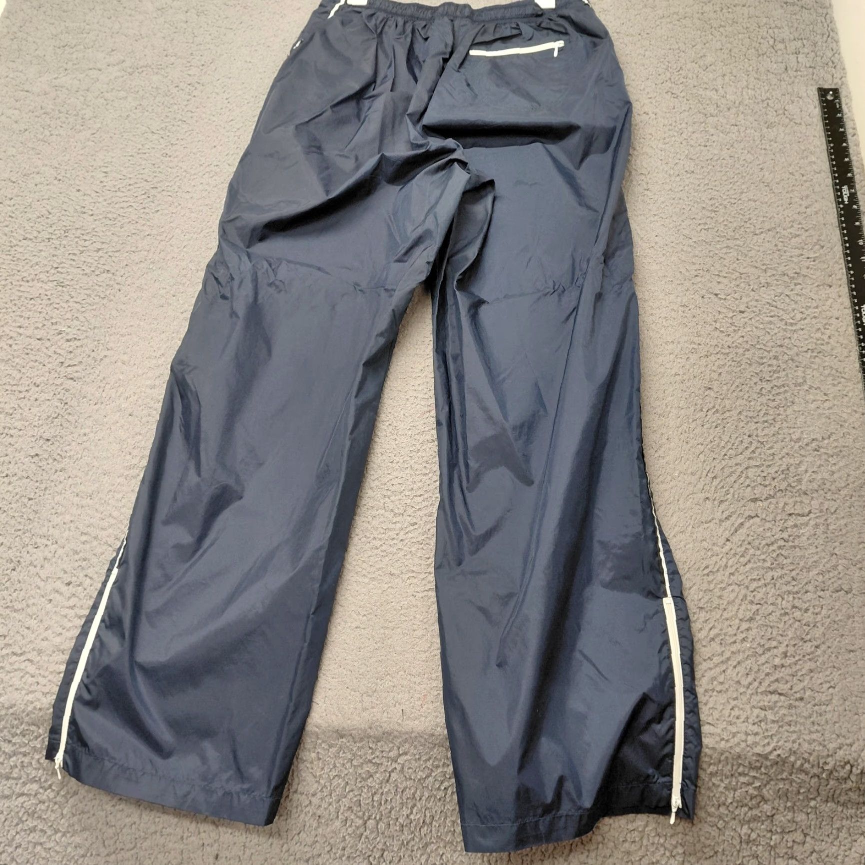 Nike Nike Pants Womens L Blue Sweatpants Joggers Ankle Zip Flawed Windbreaker Pockets Dri-FIT Regular Size 36" / US 14 / IT 50 - 2 Thumbnail