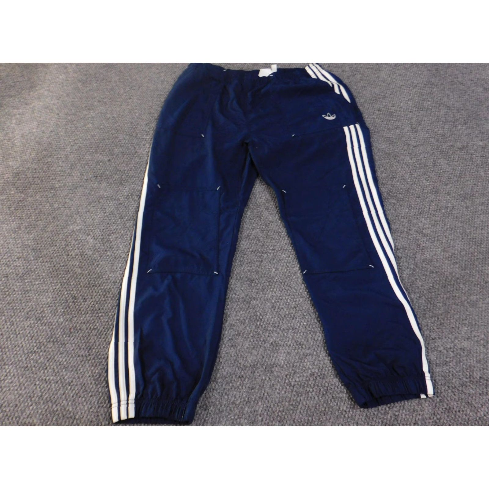 Adidas Adidas Pants Mens XL Trefoil Three Stripes Nylon Track Athletic Windbreaker Size US 36 / EU 52 - 2 Thumbnail