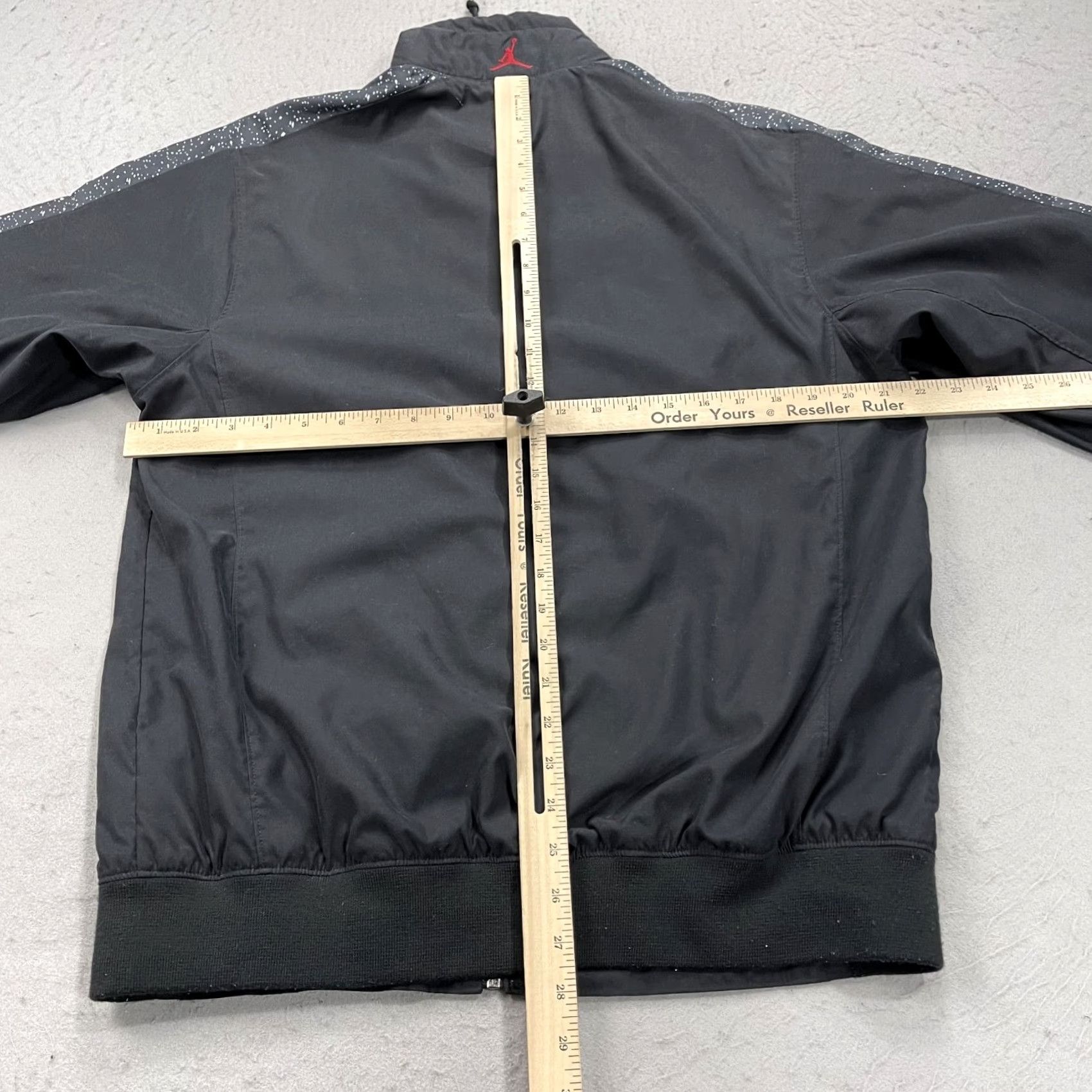 Jordan Brand VINTAGE Jordan Jacket Mens M Black Cement Windbreaker Full Zip Basketball Size US M / EU 48-50 / 2 - 7 Thumbnail