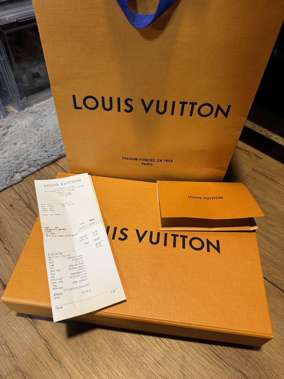 Louis Vuitton Louis Vuitton Neo Petit Damier Scarf Size ONE SIZE - 6 Thumbnail