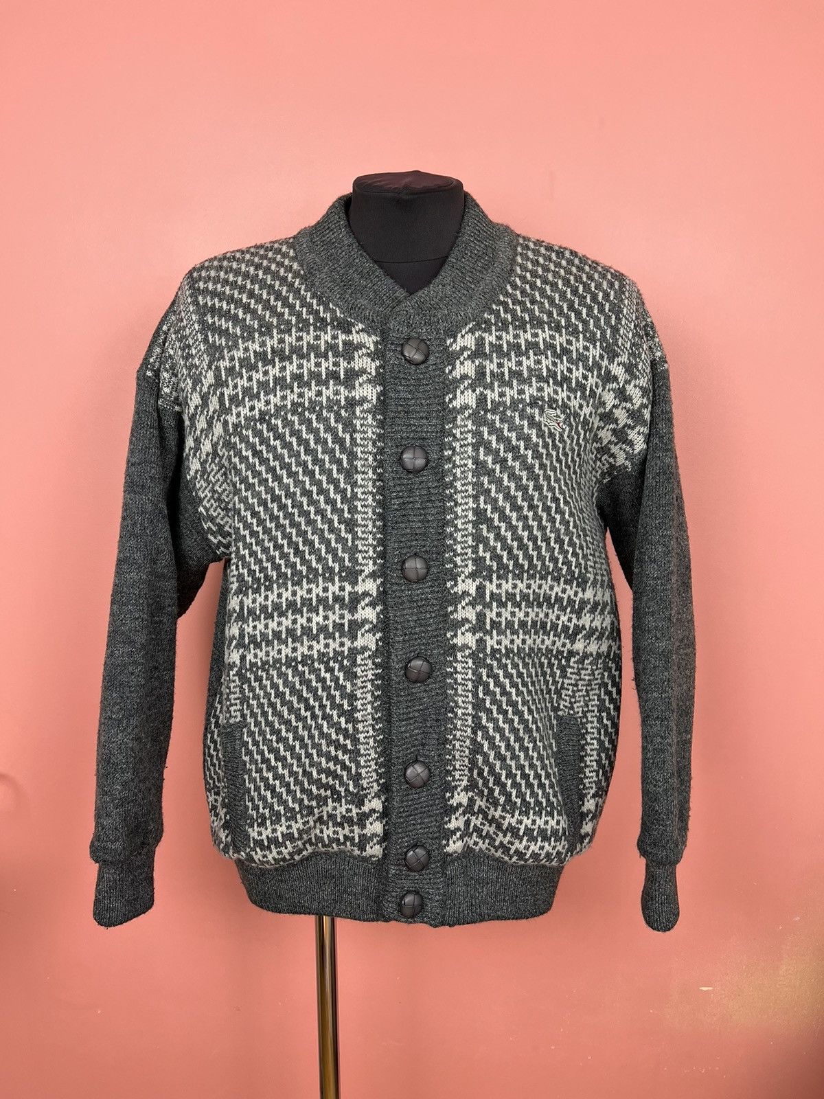 Lacoste Lacoste vintage bomber jacket wool hype Size US L / EU 52-54 / 3 - 1 Thumbnail