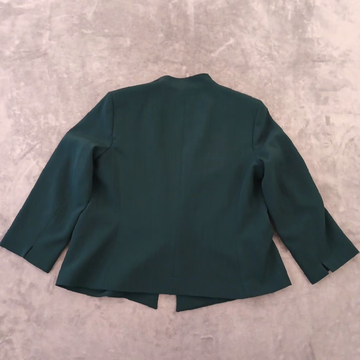 Kasper Kasper Blazer Womens Size 12 Green Long Sleeve Lined Pockets Shawl Lapel Cardigan/Jacket Blazer Shirt? Size XL / US 12-14 / IT 48-50 - 2 Thumbnail