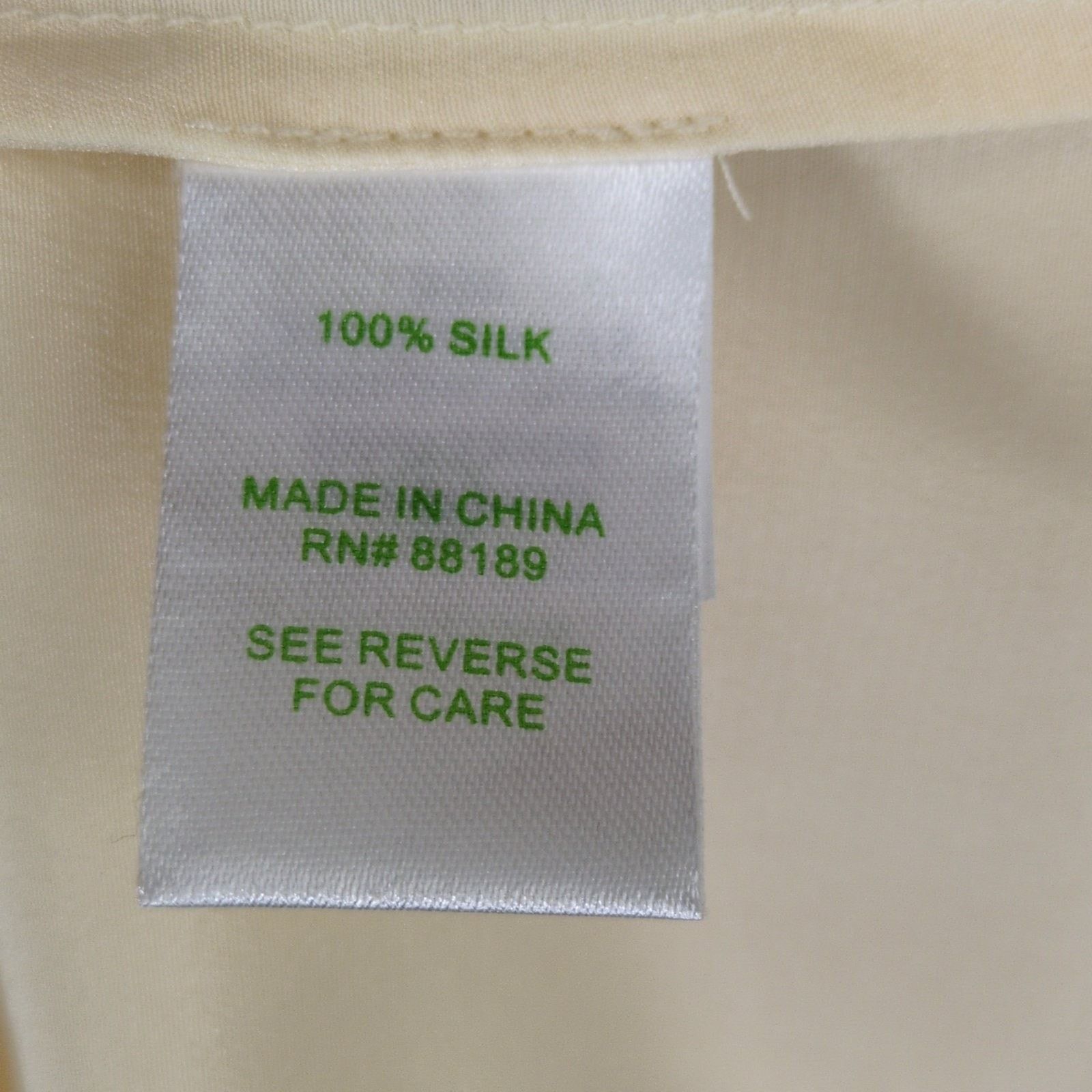 Lilly Pulitzer Lilly Pulitzer Women's M Beige 100% Silk Sheer Blouse Tie Size M / US 6-8 / IT 42-44 - 5 Thumbnail