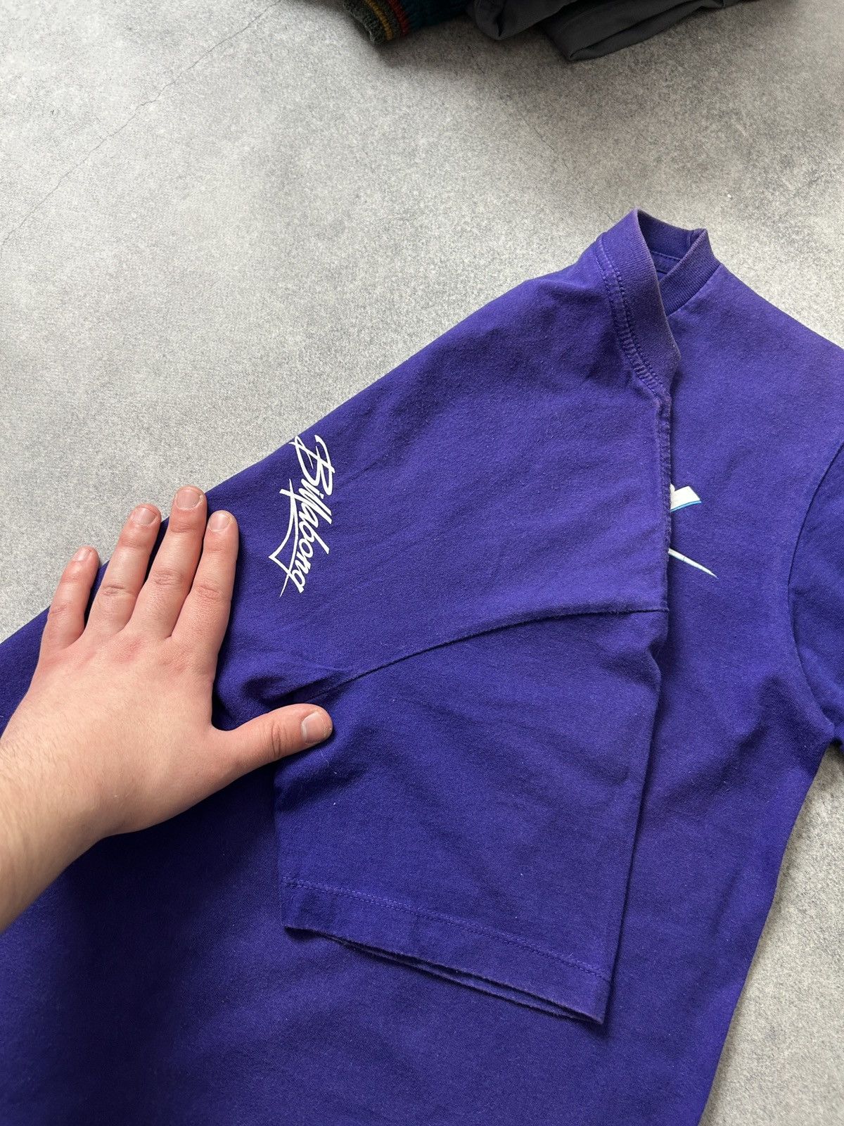 Billabong Vintage Billabong surf style 90s big logo purple shirt Size US M / EU 48-50 / 2 - 5 Thumbnail