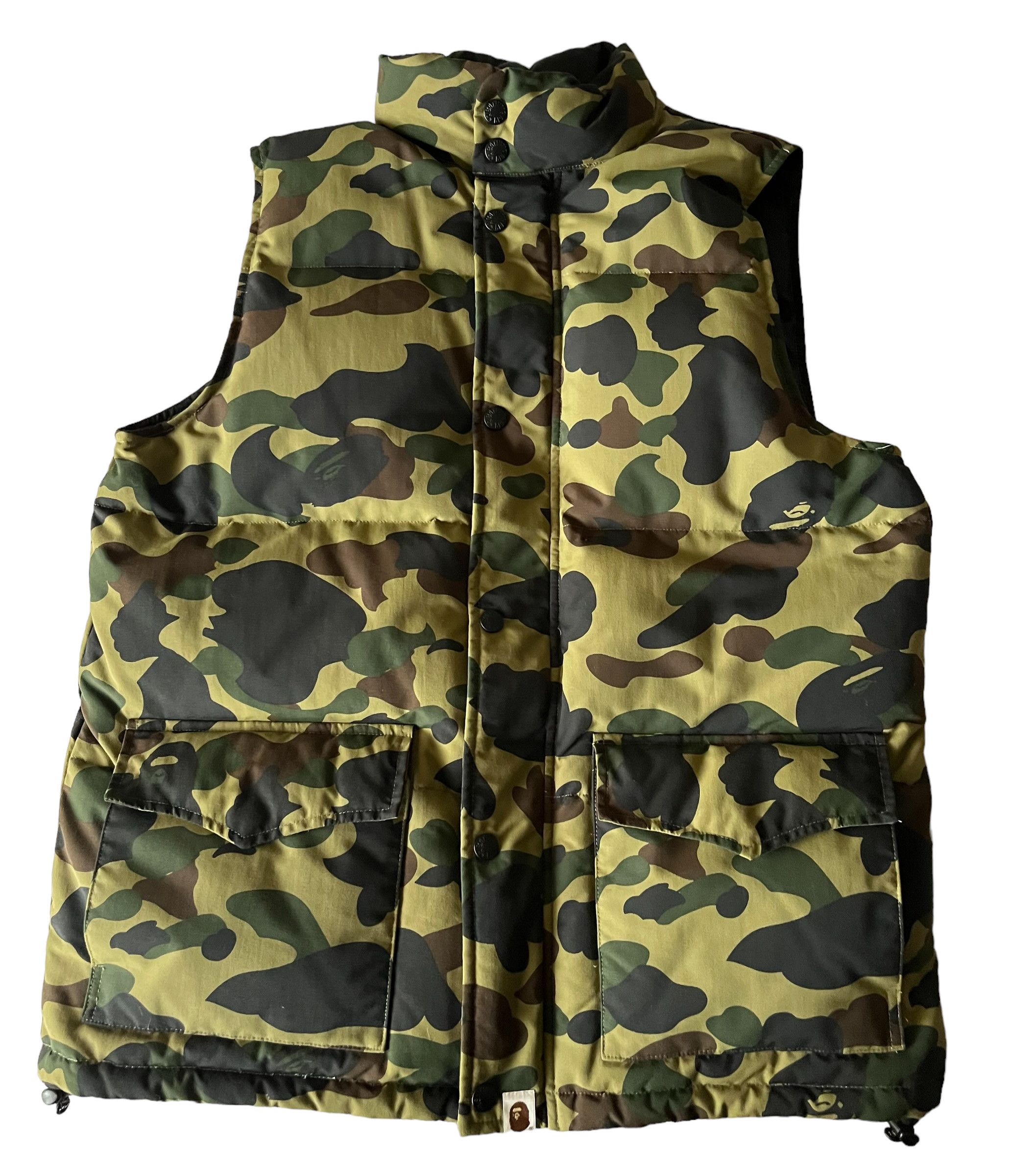 中古 URSUS BAPE LOOSE FIT DOWN VEST A BATHING APE® Color Camo Down Vest | Bape official website