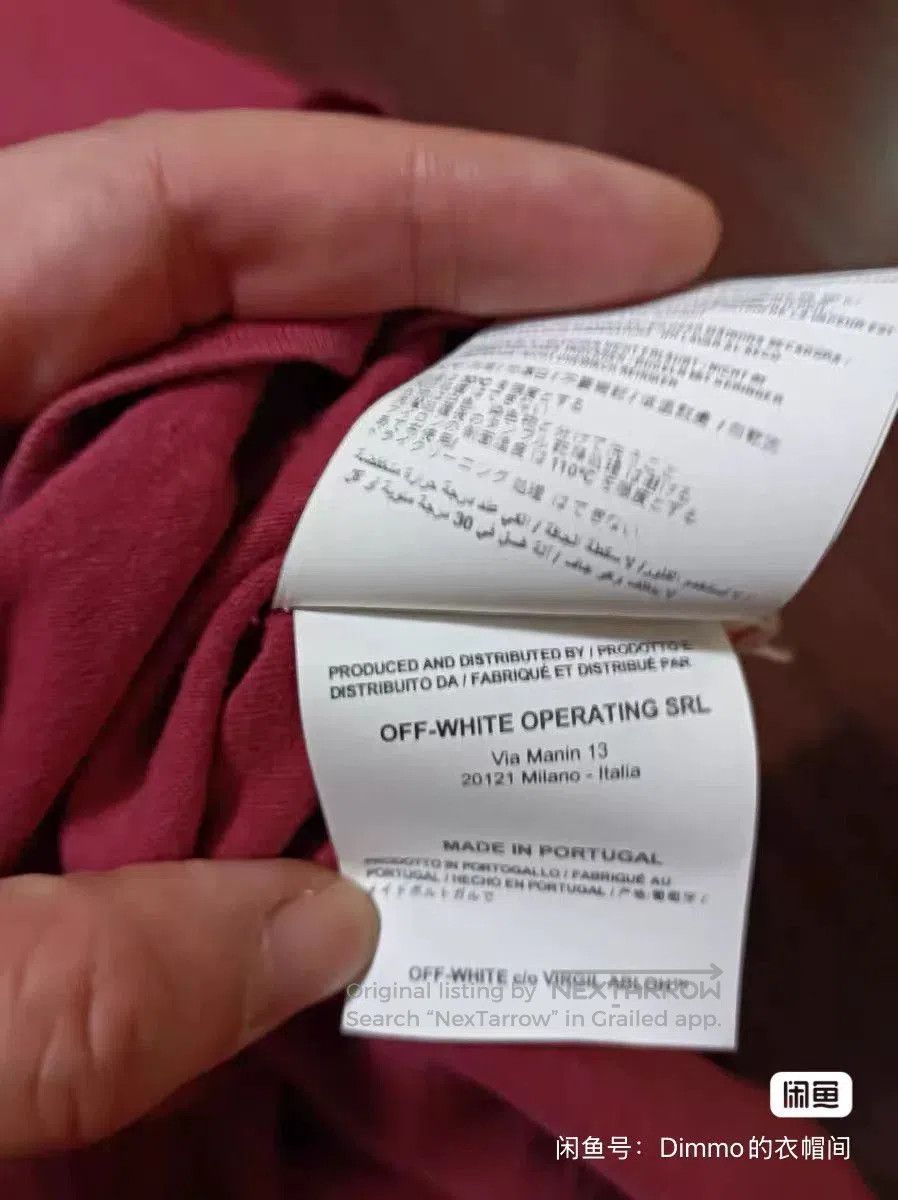 Off-White Off. Size US S / EU 44-46 / 1 - 4 Thumbnail